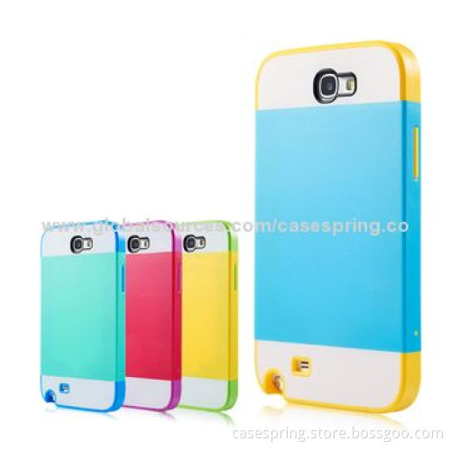 Double Color Silicone Mobile Phone Sets Ultra-thin Silicone Case for Samsung